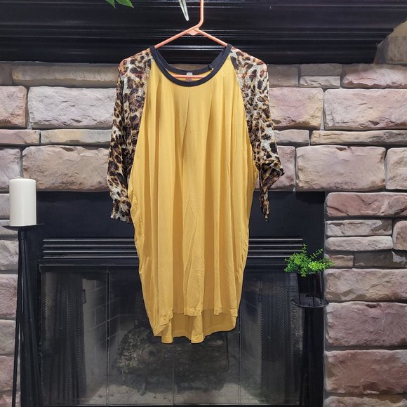 Cali USA colorblock raglan style tunic blouse Size 1X - Picture 6 of 10